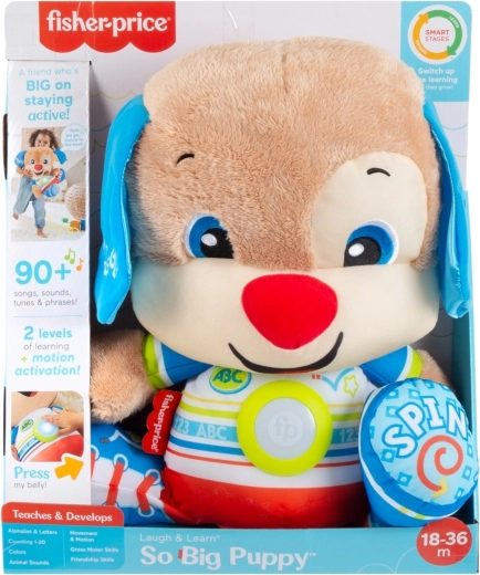 Interaktivní plyšový pejsek FISHER-PRICE Směj se a Poznávej