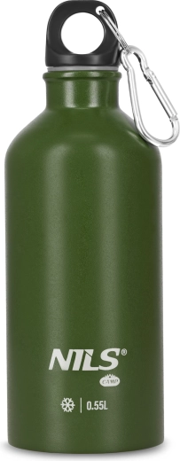 Nerezová turistická láhev Nils Camp zelená 500 ml