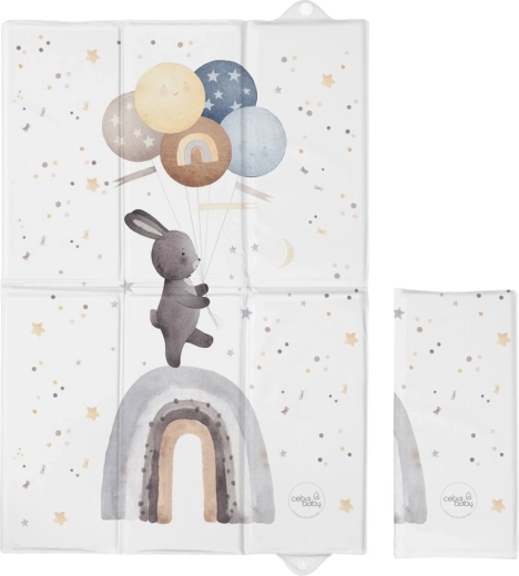 Ceba baby cestovní přebalovací podložka basic rainbow walk 60 × 40 cm