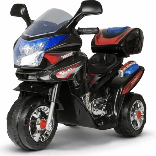 LED světla, zrcátka a větrný štít