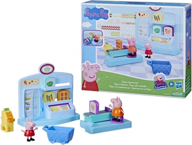 Supermarket PRASÁTKO PEPPA – hrací sada s figurkami