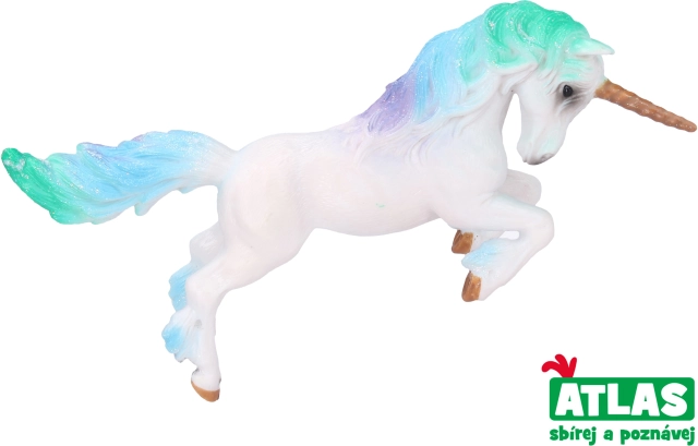 Ručně malovaná figurka jednorožce 13,6 cm