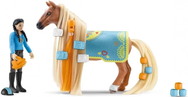 Schleich horse club sofia beauties startovací sada kim a caramelo