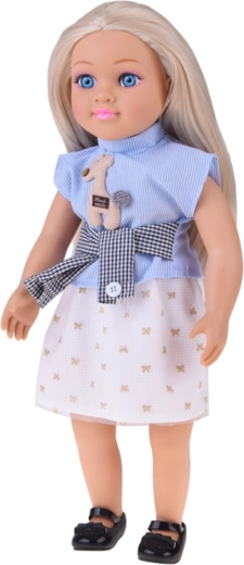 Dlouhé blond vlasy pro česání a účesy