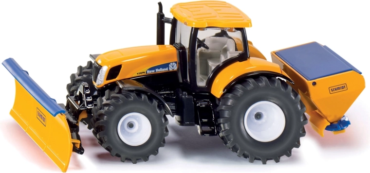 SIKU Super traktor s přední radlicí a sypačem soli