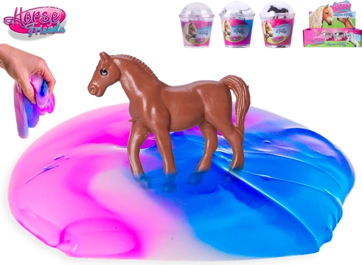 Sliz s koníkem HORSE FRIENDS v kelímku