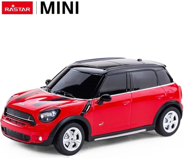 Rastar Mini Cooper S Countryman RC auto 1:24 červené - 1 kus