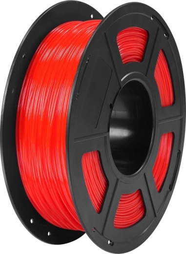 Anycubic TPU filament průhledná červená 1 kg