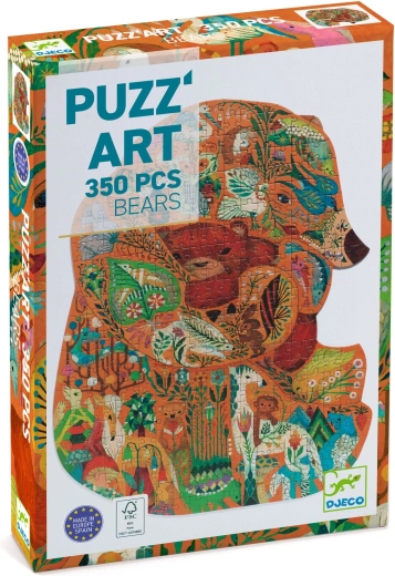 Djeco puzzle medvěd, 350 dílků