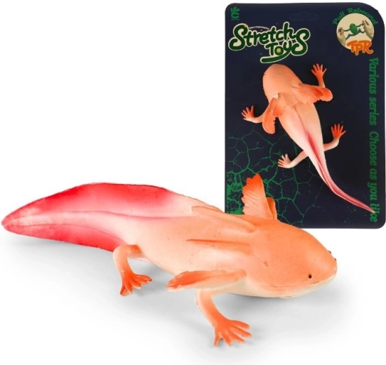 Gumový axolotl