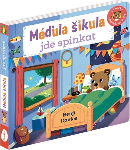 Méďula šikula jde spinkat – obrázky s pohyblivými prvky