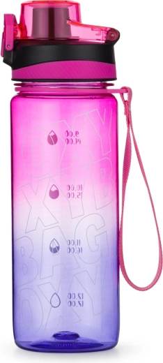 Tritanová láhev na vodu OXY Life 800 ml Ombre Fuchsia