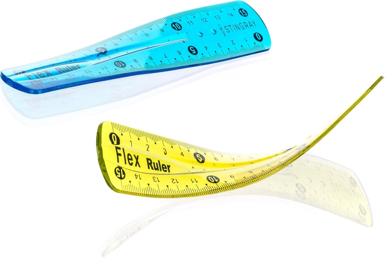 Flexi ohebné a nezlomitelné pravítko 15 cm (mix barev)
