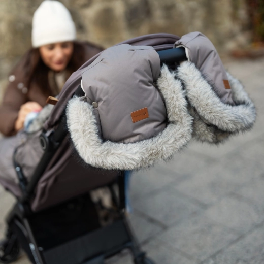Hřejivá fleece podšívka a kožešinka proti větru