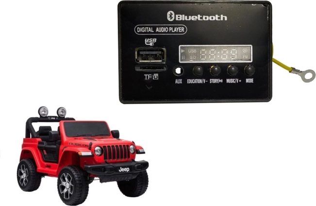 Hudební panel do elektrického autíčka