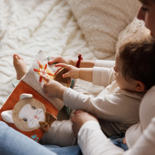 Textury, stužky a uzlíky pro jemnou motoriku