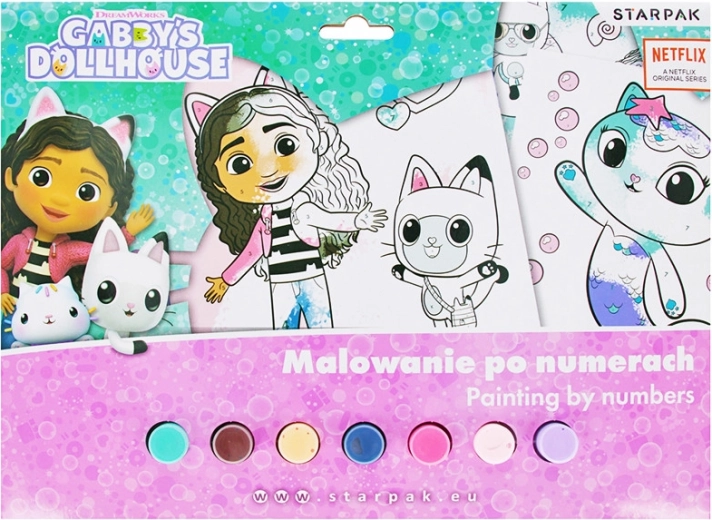 Malování podle čísel Gabby's Dollhouse