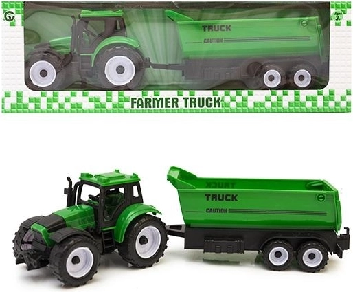 Traktor s přívěsem - 1 kus