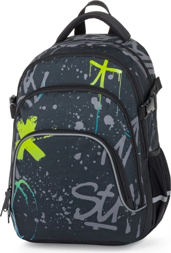 Studentský batoh Oxy Scooler Graffiti Blue