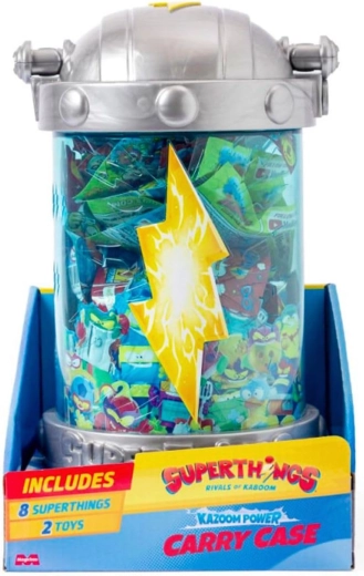 SuperThings Kazoom Power přenosné pouzdro na figurky + 8 překvapení