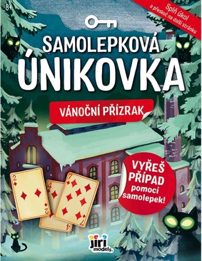 Samolepková únikovka vánoční přízrak