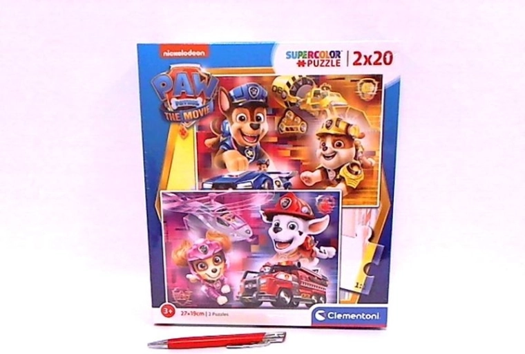 Clementoni puzzle 2×20 SuperColor Tlapková patrola