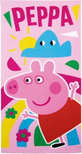 Dětský ručník Peppa Pig z mikrovlákna 70 × 140 cm