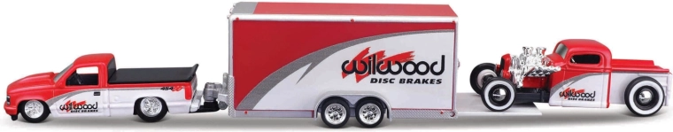 Maisto Design Team Haulers Chevrolet 454 SS pick-up s přívěsem a Chevy pickup
