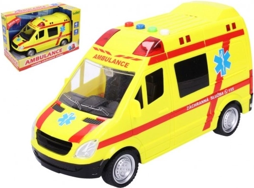 Auto záchranka s efekty 22 cm
