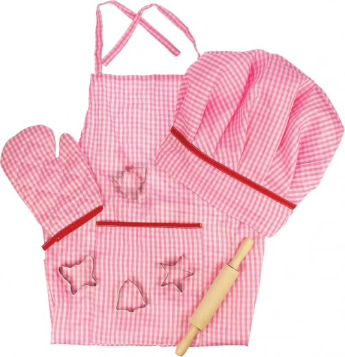Bigjigs Toys růžový dětský kuchařský set