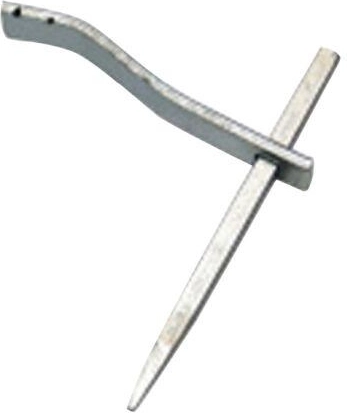 Skoba fasádní pozinkovaná 140 mm