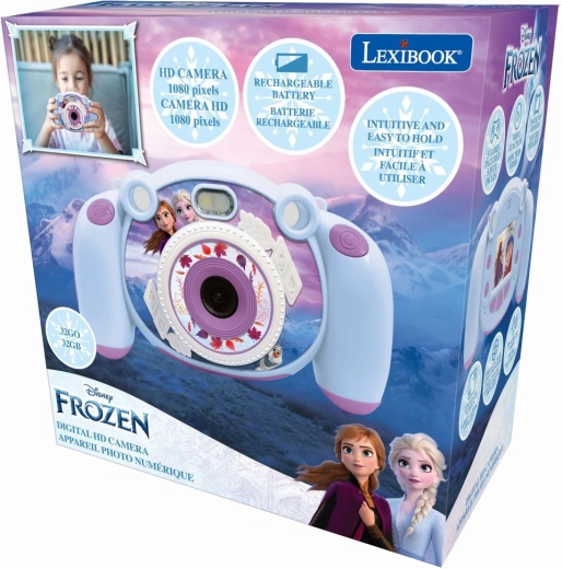Lexibook dětská digitální HD kamera a fotoaparát Frozen s SD kartou