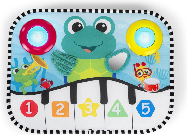 Baby Einstein hudební podložka do postýlky a na zem 2v1 Neptune's Kick & Explore
