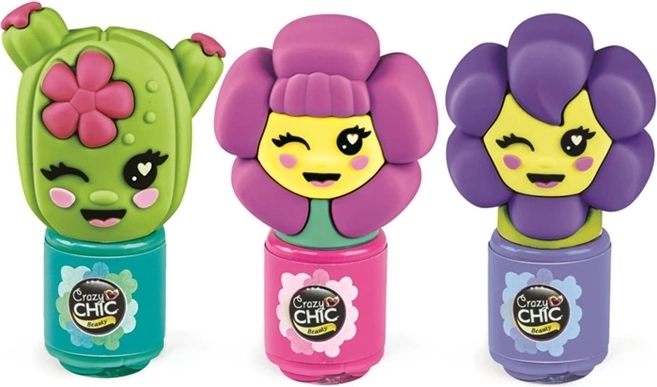 Clementoni Crazy Chic kreativní sada na zdobení nehtů s květinovým aplikátorem