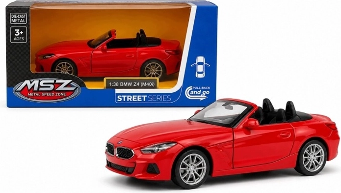 MSZ model BMW Z4 M40i se světlem a zvukem, červený