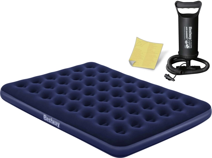 Nafukovací dvoulůžková matrace s pumpou BESTWAY 203 × 152 × 22 cm