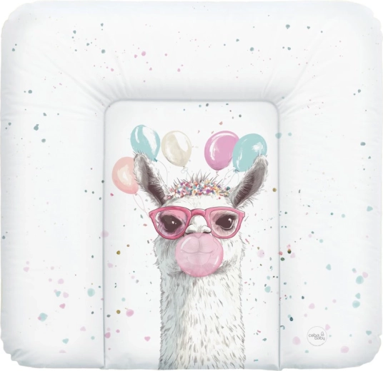 Ceba baby měkká přebalovací podložka basic crazy lama 75 × 72 cm