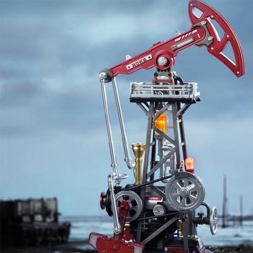 Autentický kývavý pohyb s převody a pístem