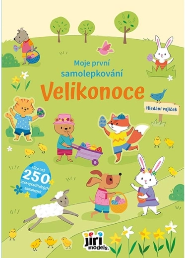 Moje první samolepkování Velikonoce