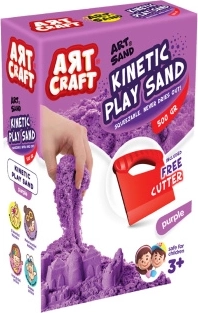 Art Craft kinetický písek fialový 500 g