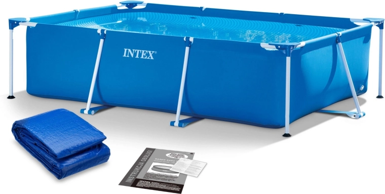 Zahradní rámový bazén 300 × 200 × 75 cm 2v1 INTEX