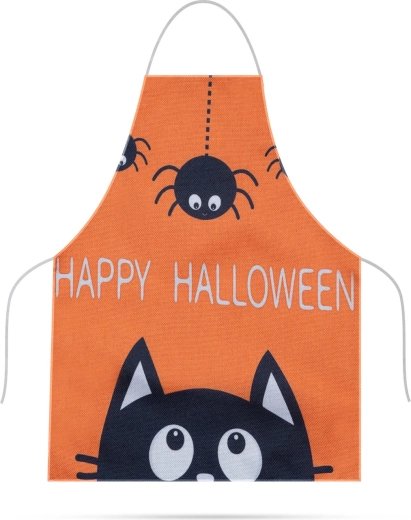 Dětská halloweenská zástěra z nepromokavého plátna 44 × 35 cm