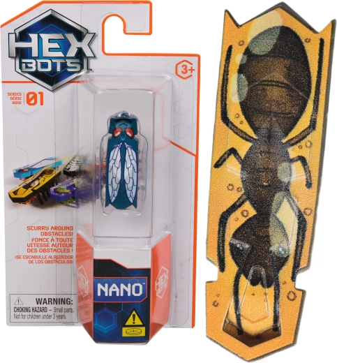 Spin Master HEX BOTS Nano mini robotický brouk – série 1 (mix)