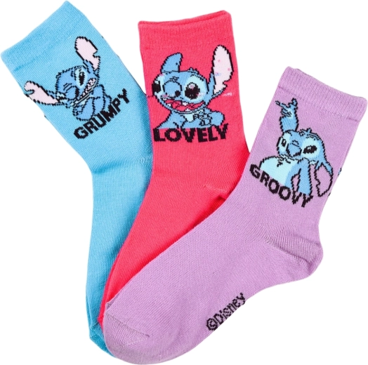 Disney Lilo & Stitch dětské ponožky Stitch (6 párů) – Velikost: 31-34