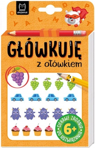 Hlavolamy s tužkou – oranžová