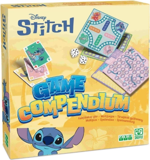 Stitch kaleidoskop her – sada deskových a karetních her