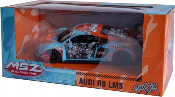 MSZ model auta Audi R8 LMS se zvukovým efektem, světle modrý