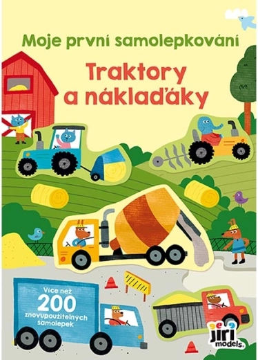 Moje první samolepkování: Traktory a náklaďáky