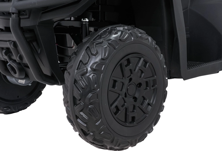 Měkká EVA kola a zadní odpružení