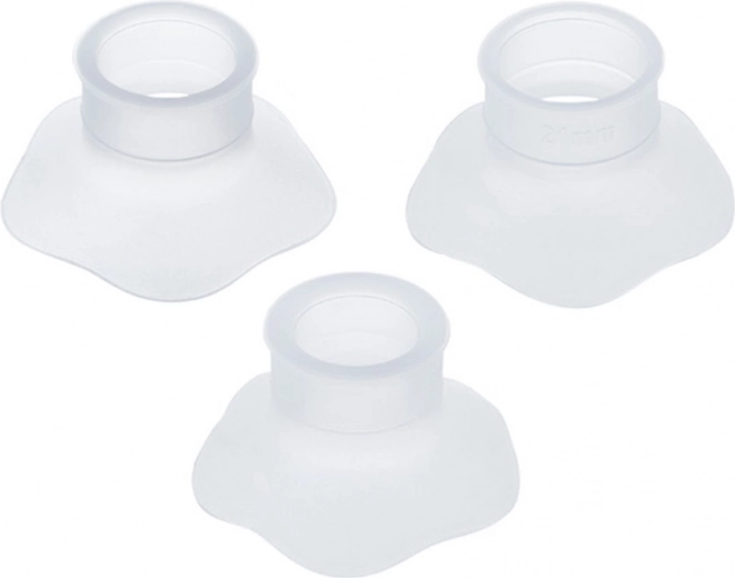 Canpol babies náhradní silikonové vložky 17/19/21 mm k odsávačce mateřského mléka SmartSense